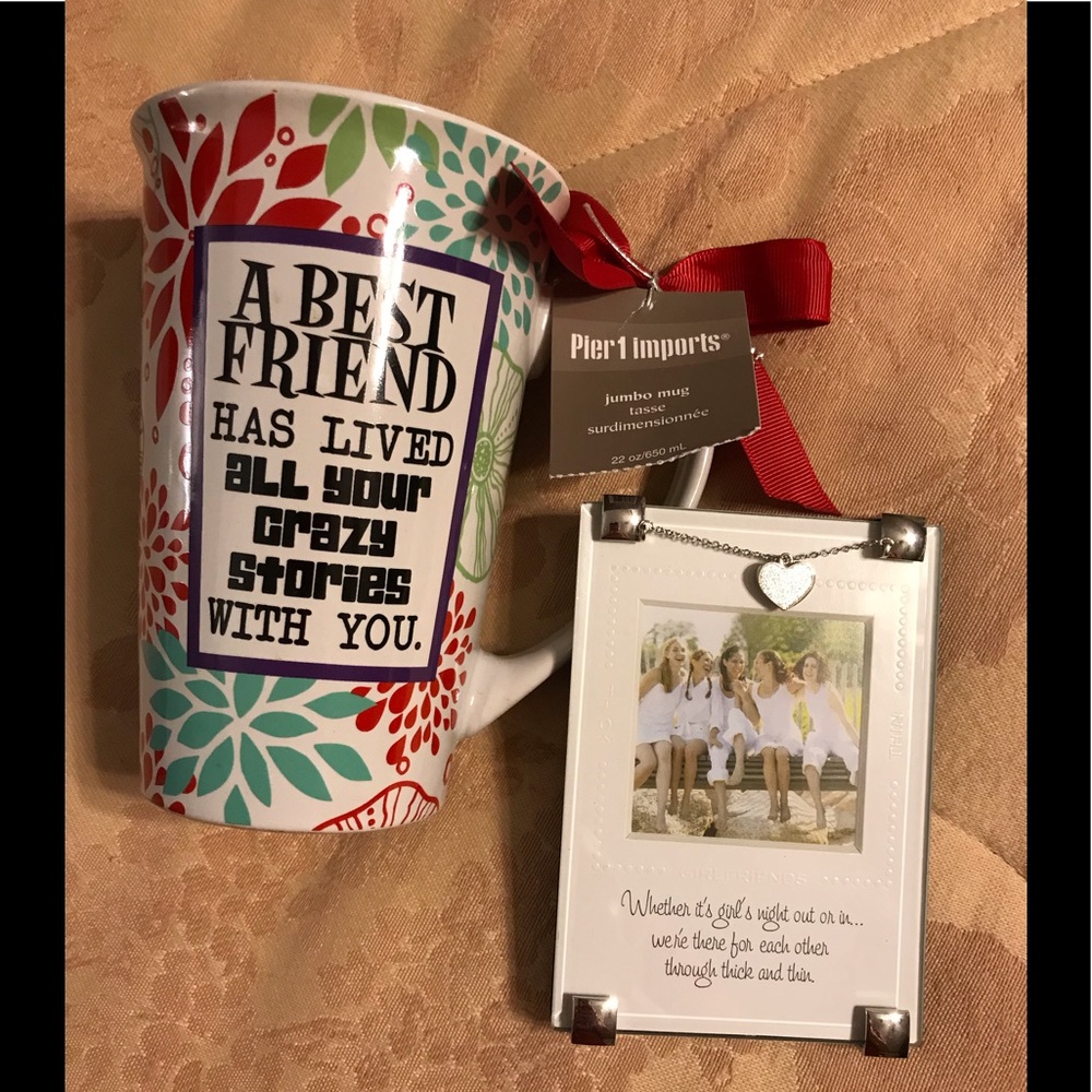 Girlfriend bundle! Oversized mug and picture frame